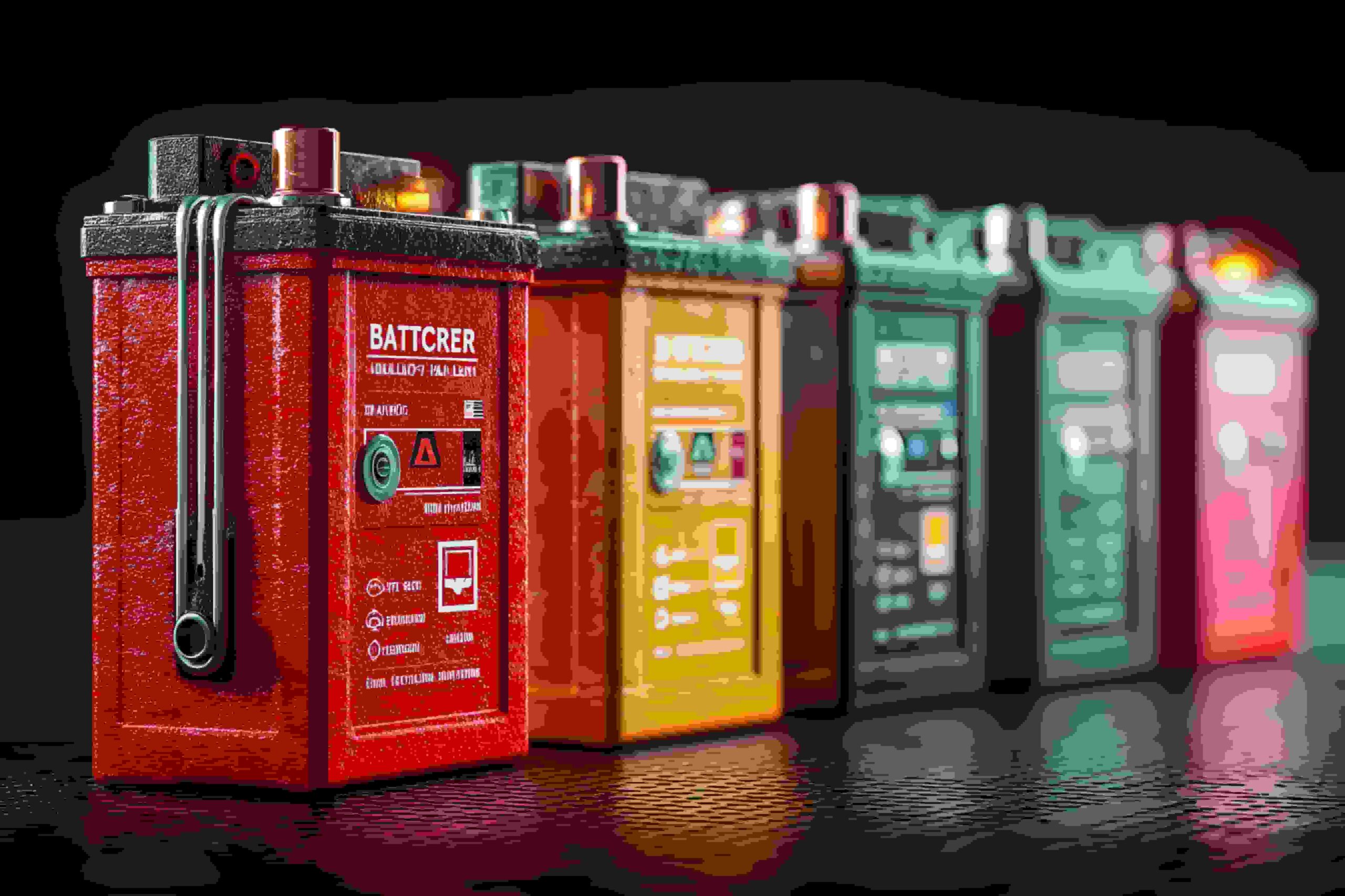 Different types of car batteries