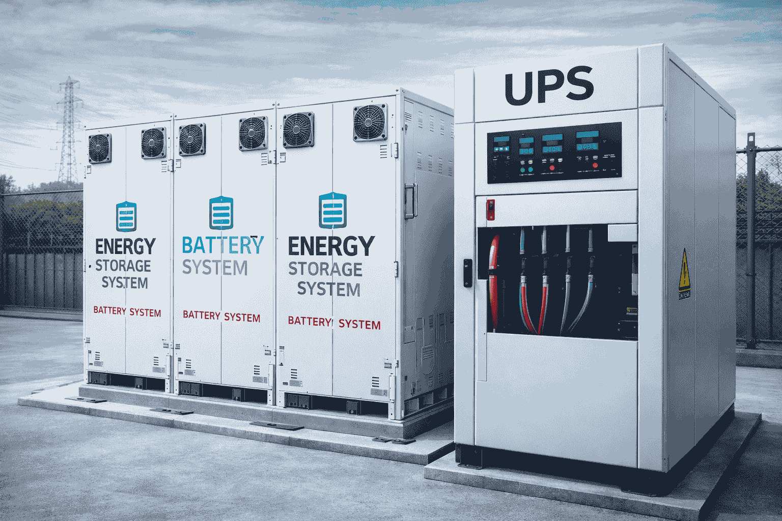 Grid energy storage UPS